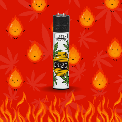 Isqueiro Clipper Weed Time