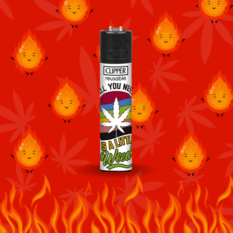 Isqueiro Clipper Weed Time