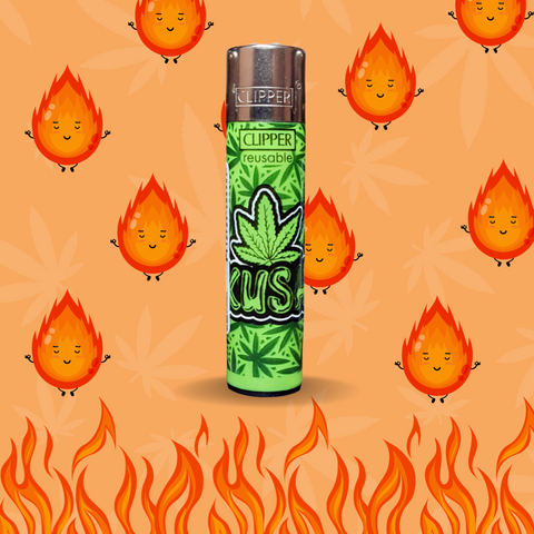 Isqueiro Clipper Graffiti Leafs
