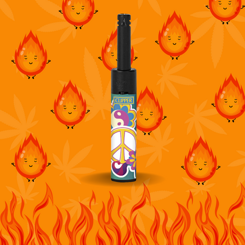 Isqueiro Tocha Clipper Hippie Love