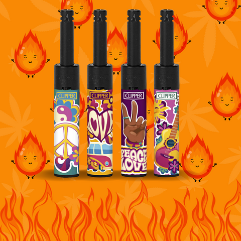 Isqueiro Tocha Clipper Hippie Love