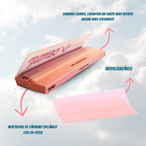 King Size Pink Organic Jumbo Hemp Shrouds