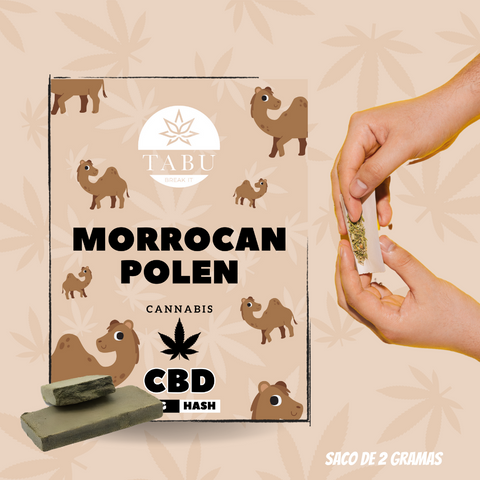 Haxixe de CBD Morrocan Polen