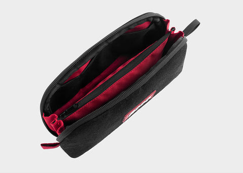 Bolsa de accesorios y tecnología en cáñamo negro