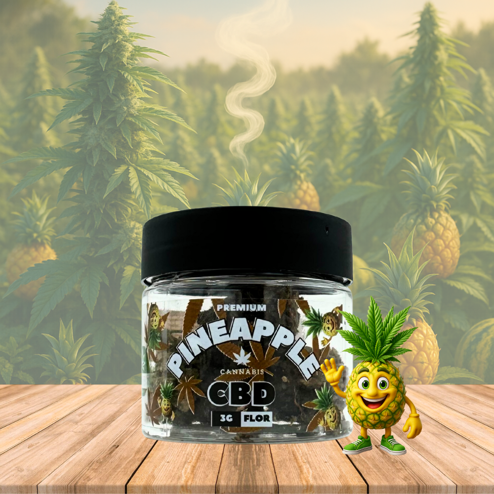 Flor de CBD Pineapple Premium, 3g – TABU CBD
