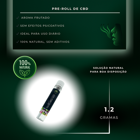 Cigarrillo enrollado - Pre Roll CBD (6%) Skittlez 0,75g