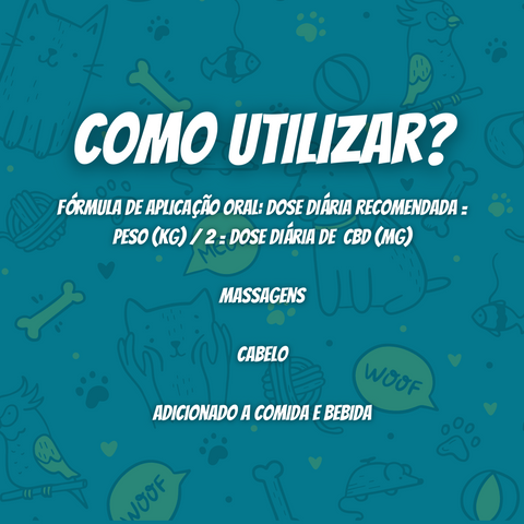 Óleo de CBD Full Spectrum "Para ti e para o teu dono"