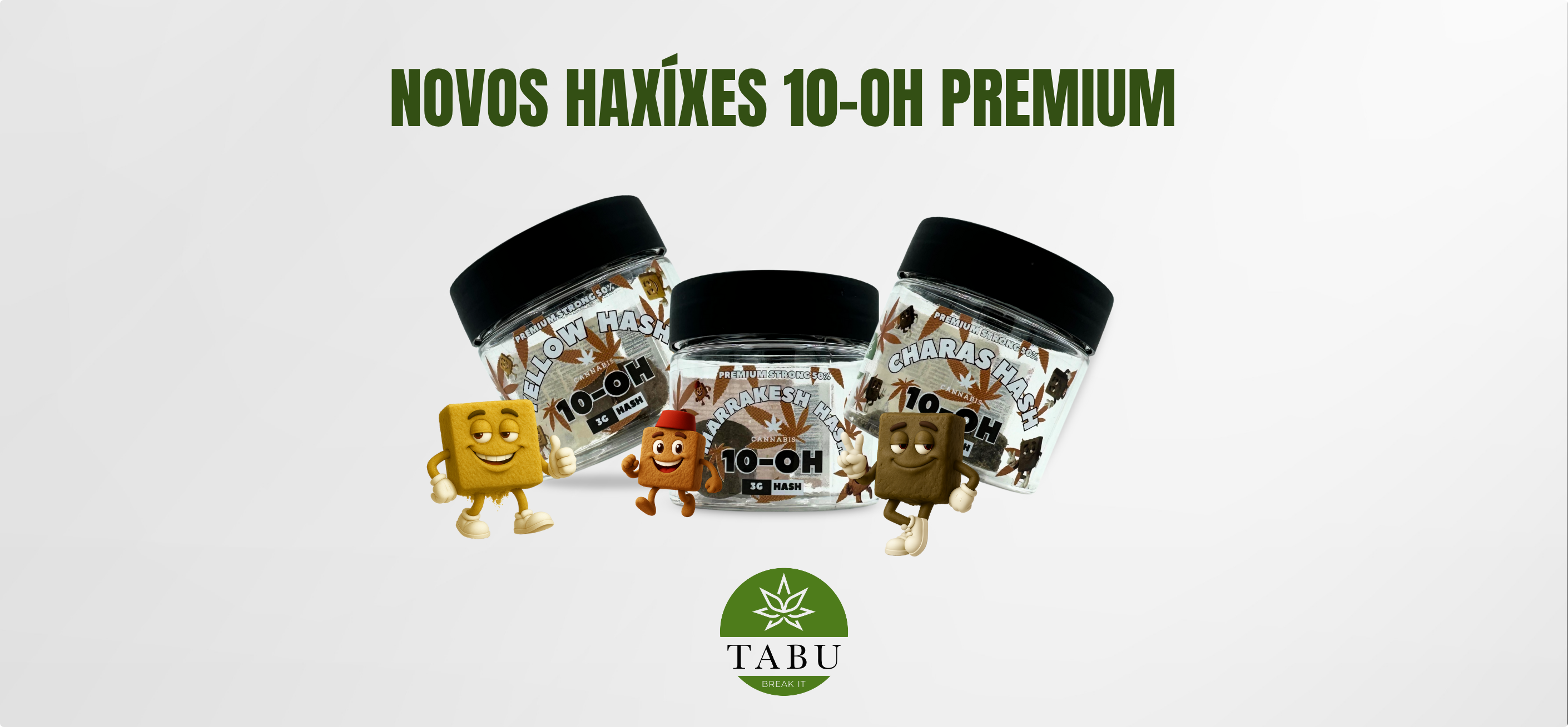 Chegaram os Haxixes de 10-OH Premium – Yellow, Marrakesh e Charas! Image