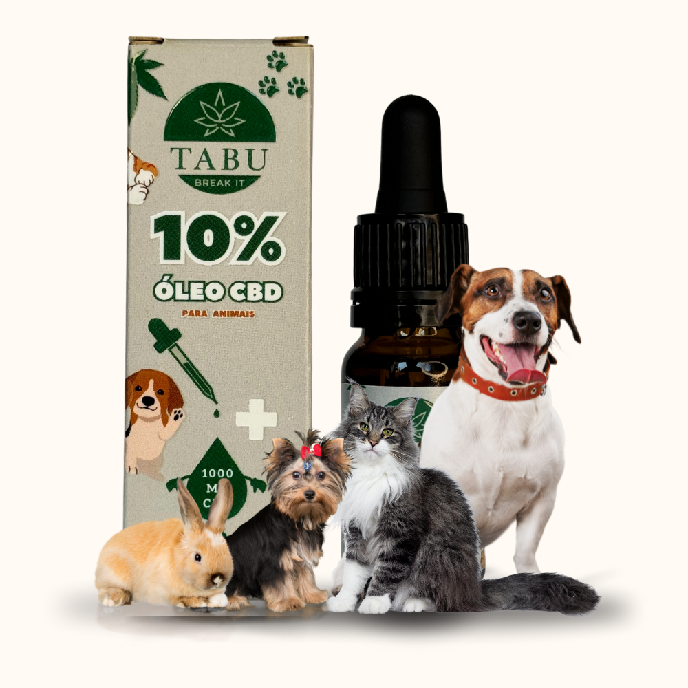 🐾 Cuida o teu animal de estimação com CBD da Tabu! 🌿 Imagem