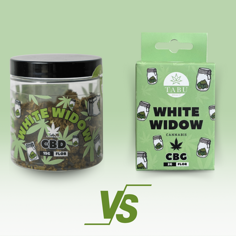 White Widow: CBD vs CBG