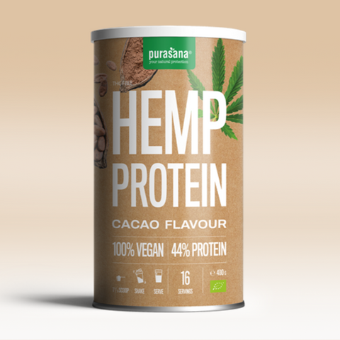 Purasana Vegan Hemp Protein, Cocoa