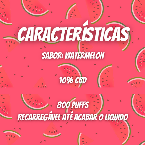 Vape de CBD 10% Watermelon Evapify