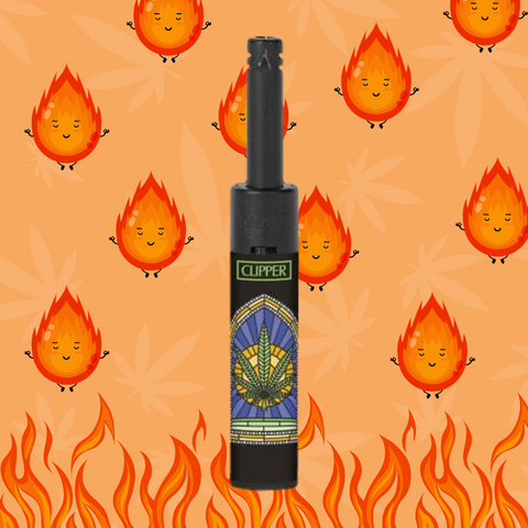 Isqueiro Tocha Clipper Scared Weed