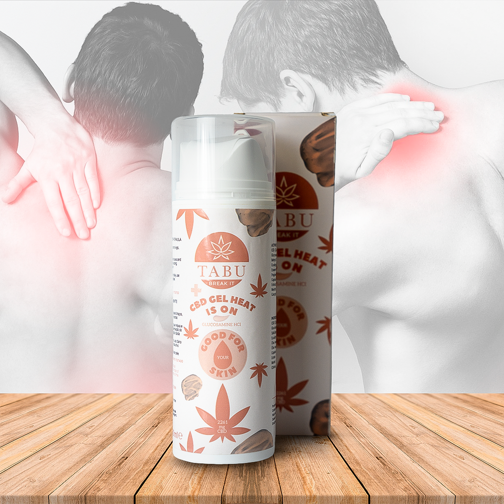 TABU CBD Hot Gel for Muscle Pain, 150ml