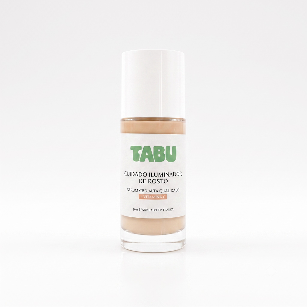 Cuidado facial iluminador CBD 10%