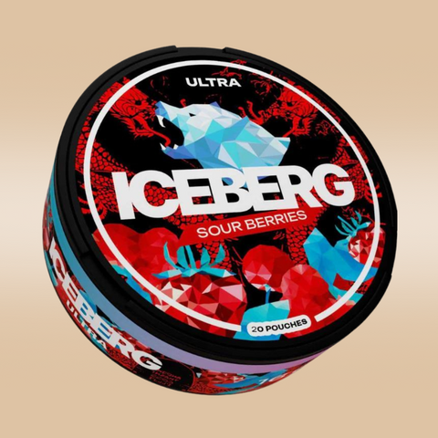 Sacos de Nicotina Iceberg Sour Berries, 50mg