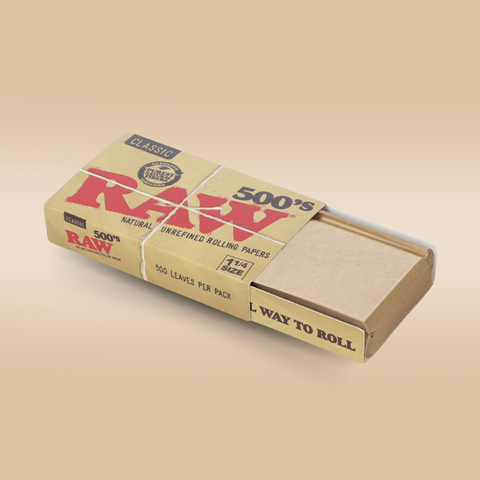 Raw Classic Hemp Rolling Papers 500's (1 1/4)