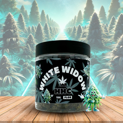 Flor de HHC White Widow 50%, 15 Gramas