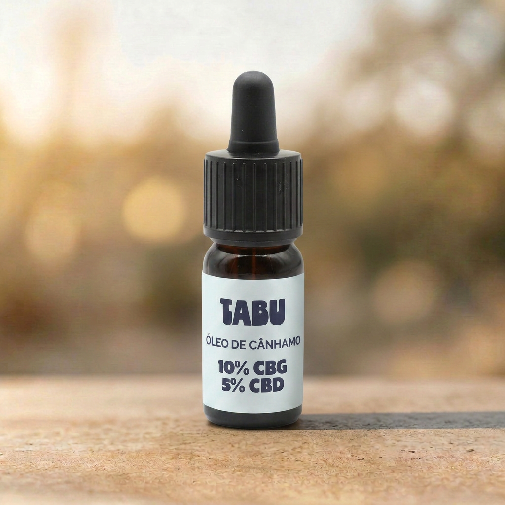 Óleo de cânhamo 10% CBG 5% CBD