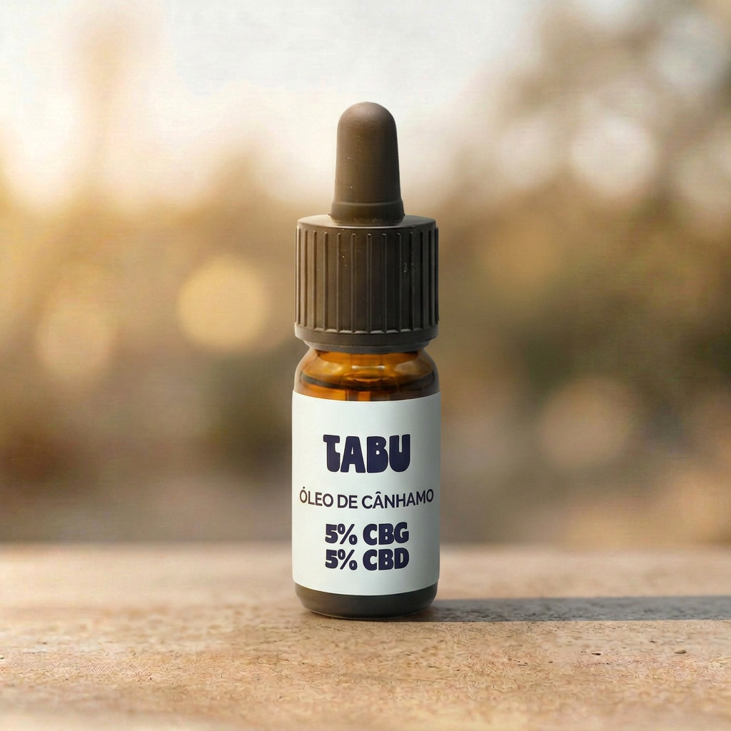 Óleo de cânhamo 5% CBG 5% CBD