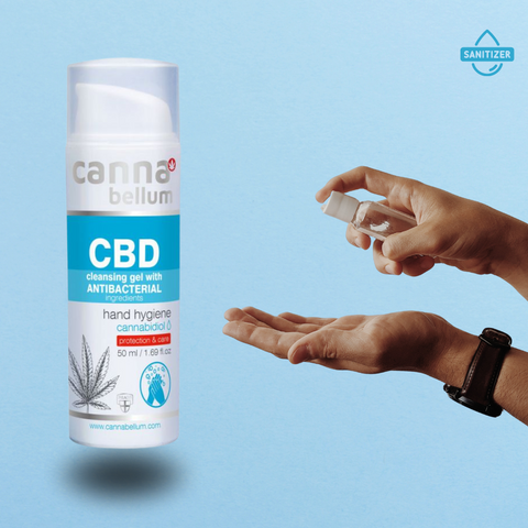 Gel Anti-bacterias para as mãos, Cannabellum CBD 50ml