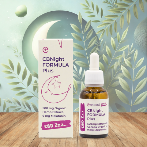 Óleo de CBD, CBN e Melatonina, CBNight Formula Plus, 30ml