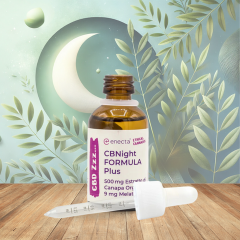 Óleo de CBD, CBN e Melatonina, CBNight Formula Plus, 30ml