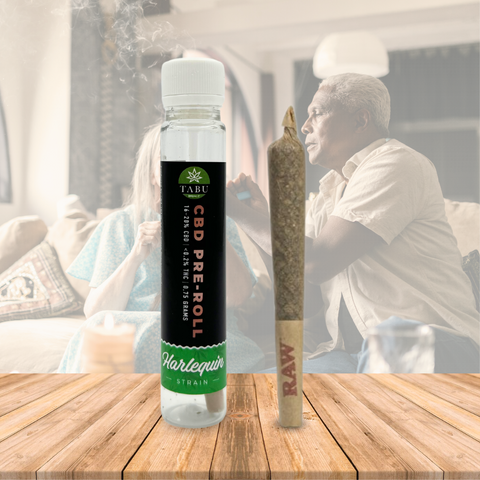 Cigarro enrolado - Pre Roll CBD (15%) Harlequin 0,75g