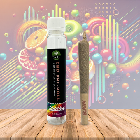 Cigarro enrolado - Pre Roll CBD (6%) Skittlez 0,75g