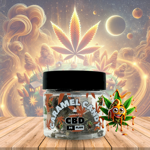 Flor de CBD premium de caramelo, 3 g