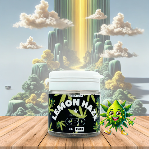 Flor de CBD Lemon Haze Premium, 3g