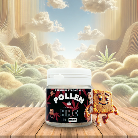 Haxixe de HHC Pollen Premium Strong 50%, 3g