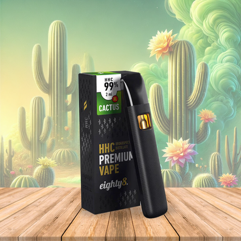 Vape HHC 99% Cactus, Pluma Desechable, 0.5/2ml.