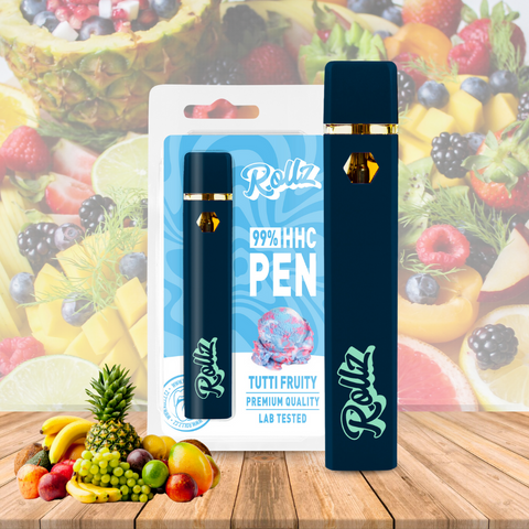 Vape HHC 99% Tutti-Frutti, Pluma Desechable Rollz, 2 ml