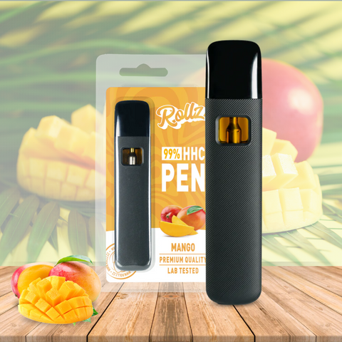 Vape HHC 99% Mango, Pluma Desechable Rollz, 2 ml