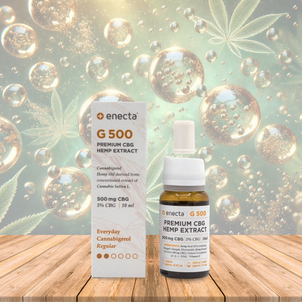Óleo de CBG 5% Enecta 500mg (10ml) – TABU CBD