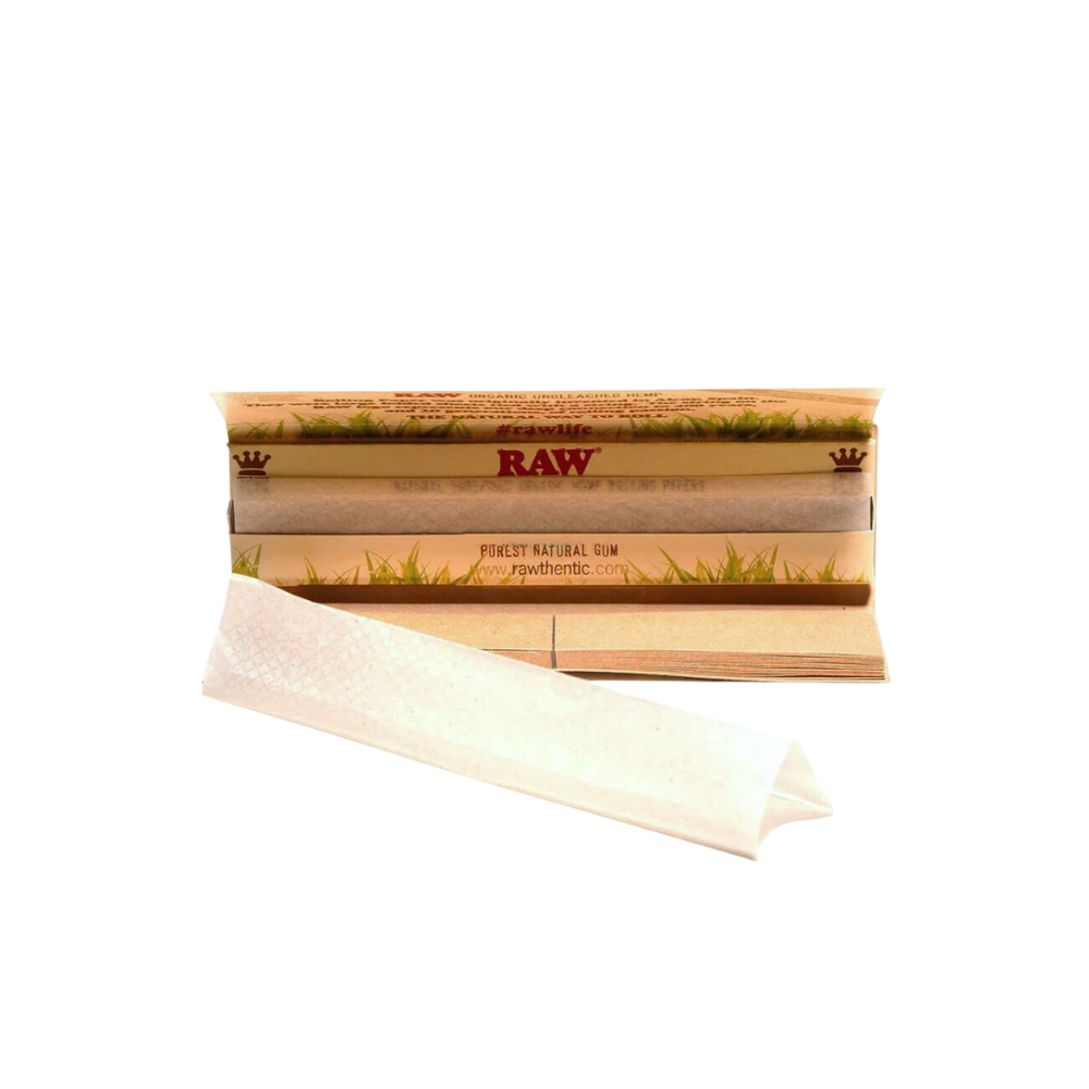 Connoisseur RAW Papeles de liar de cáñamo orgánico + Filtros