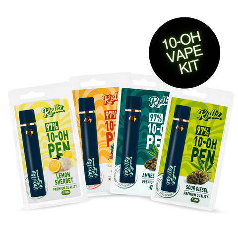Pacote Bestseller, Vapes 10-OH 97%,  Canetas Descartáveis 2ml
