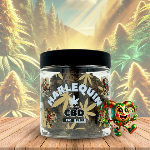 Flor de CBD Harlequin, 15 gramos