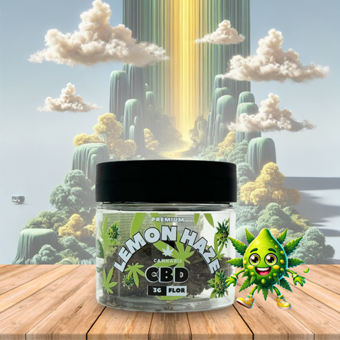 Flor de CBD premium Lemon Haze, 3 g