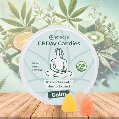 Gomas de CBD para combater o stress e a ansiedade, 60g