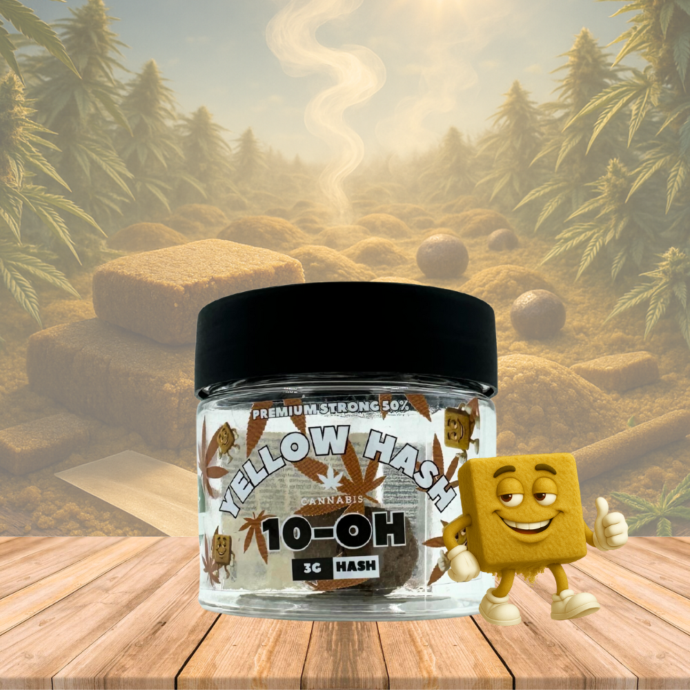 Haxixe de 10-OH Yellow Hash Premium Strong 50%, 3g
