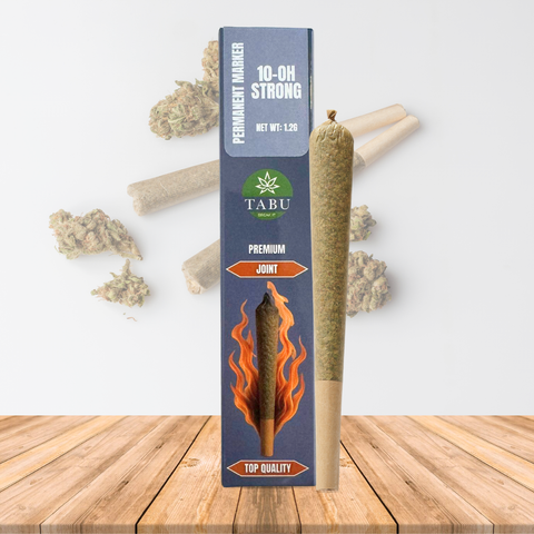 Cigarro enrolado Premium - Pre Roll 10-OH Super Strong 50%, Permanent Marker 1.2g