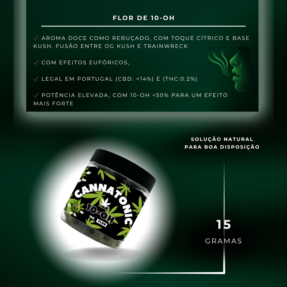Flor Cannatonic 10-OH 50%, 15 g