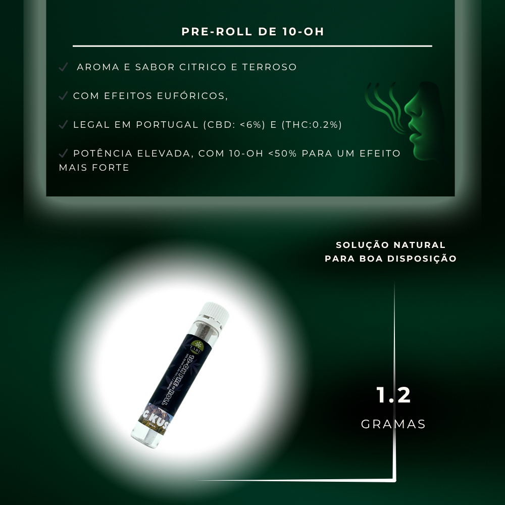 Cigarrillo enrollado - Pre Roll 10-OH (50%) OG Kush 1.2g