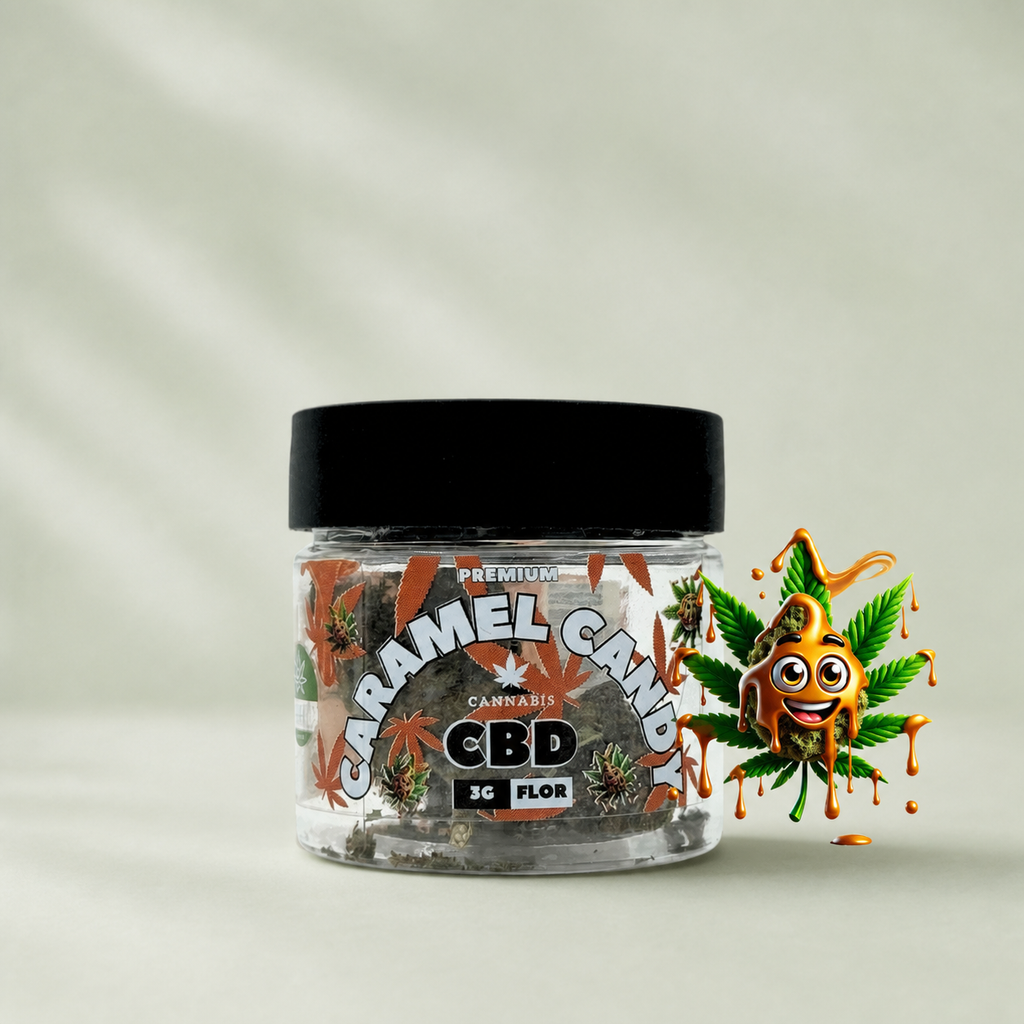 Flor de CBD Caramel Candy Premium, 3g