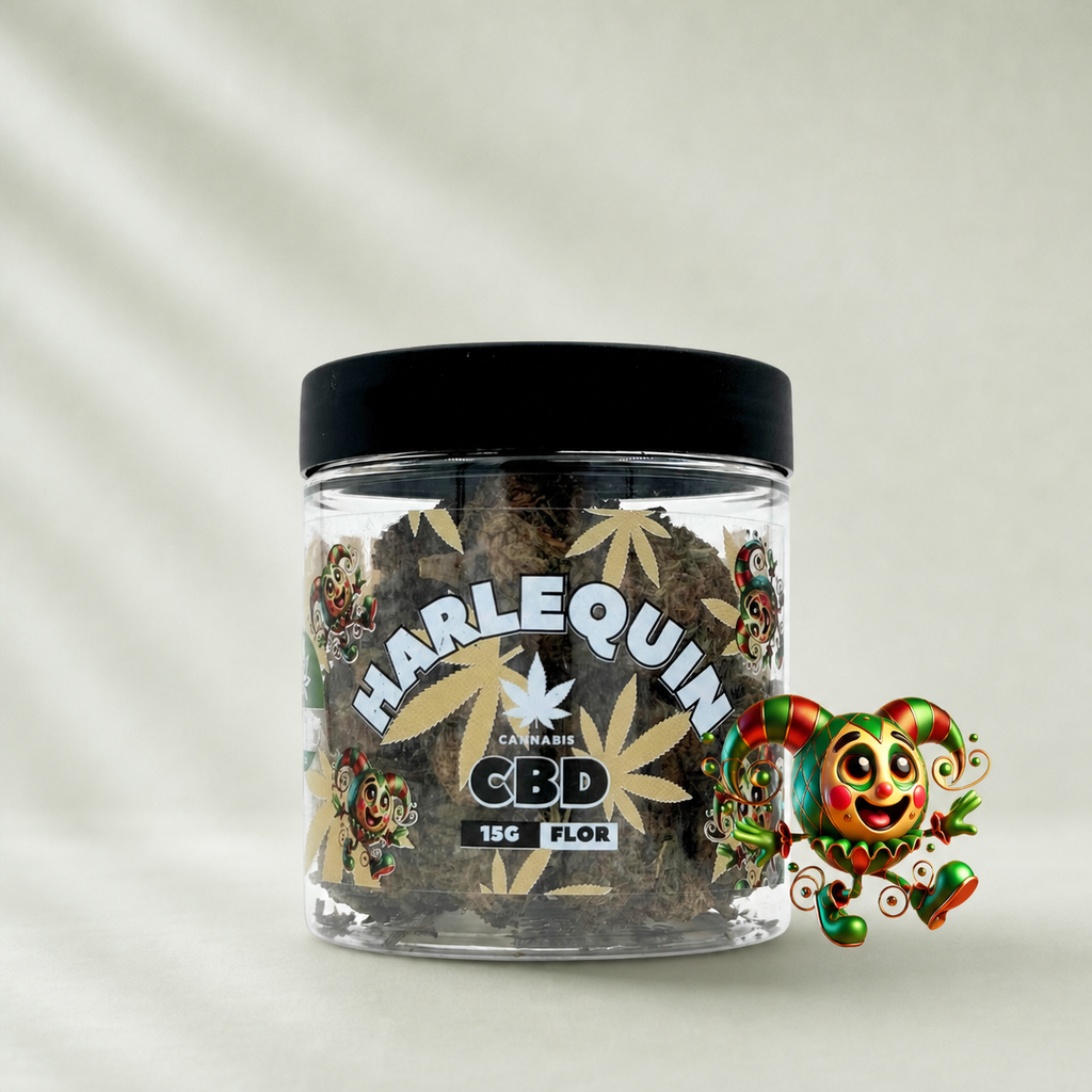Flor de CBD Harlequin, 15 Gramas