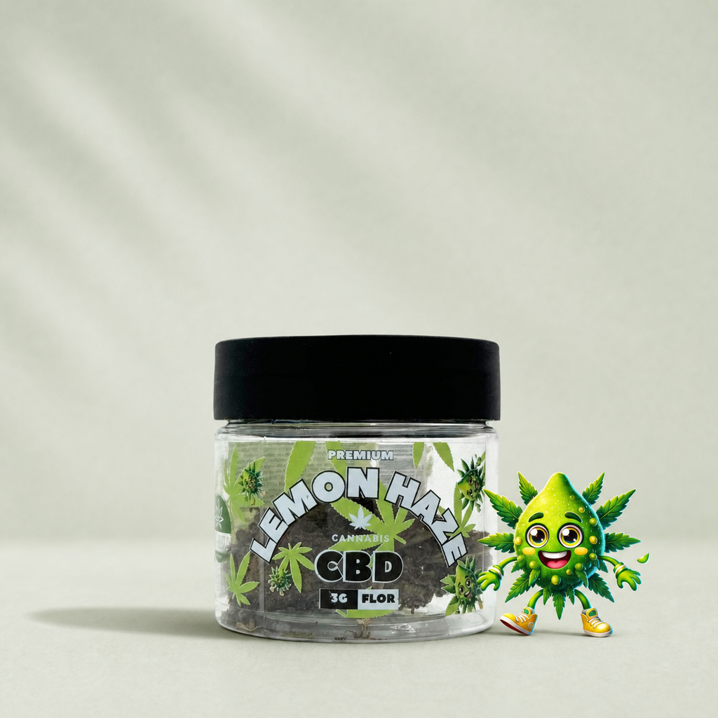 Flor de CBD Lemon Haze Premium, 3g
