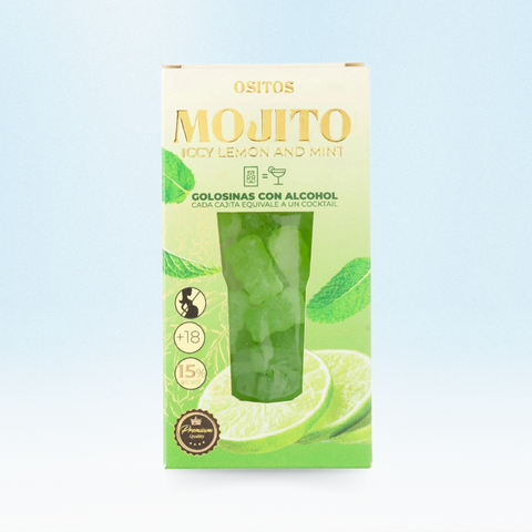 Gomas C/Álcool - Ursinhos de Mojito 15%