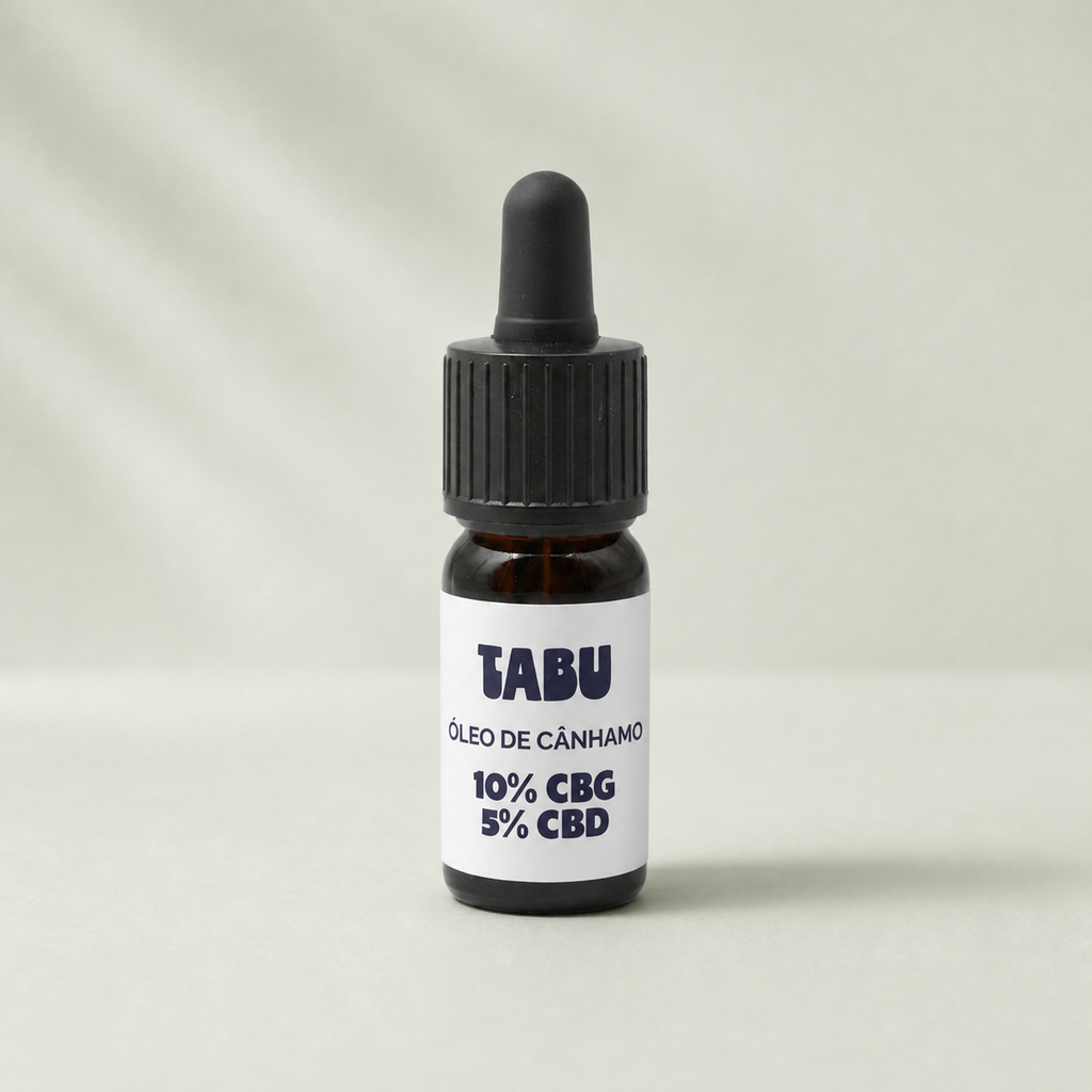 Óleo de cânhamo 10% CBG 5% CBD — fond Beldia vert sauge clair